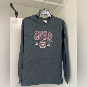 Harvard Gray Long Sleeve Men's Shirt